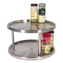 Plateau tournant 2 niveaux, accessoire de cuisine Plateau tournant 2 niveaux, accessoire de cuisine