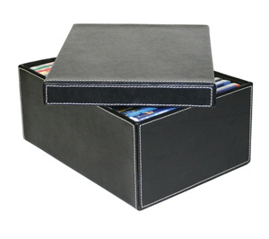 boite de rangement en cuir à surpiqures blanches avec couvercle, bac de rangement cuir, boite en cuir boite de rangement en cuir à surpiqures blanches avec couvercle, bac de rangement cuir, boite en cuir