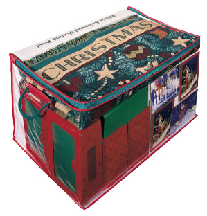 Décoration de Noël : une boite de rangement pour les boules et