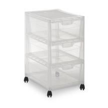 tour de rangement Thisga, desserte transparente tour de rangement Thisga, desserte transparente