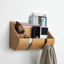 Porte-manteau bois, patere retractable, vide-poche, rangement courrier Porte-manteau bois, patere retractable, vide-poche, rangement courrier