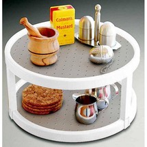 Double plateau tournant anti-dérapant Double plateau tournant anti-dérapant