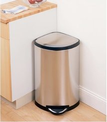 Poubelle cuisine inox gain de place Poubelle cuisine inox gain de place