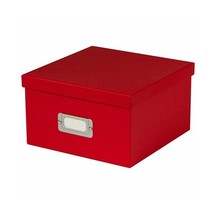 Boite photos rouge Boite photos rouge