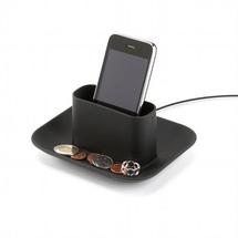Support chargeur pour iPhone et vide poche design Support chargeur pour iPhone et vide poche design