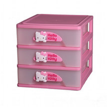 Rangement 3 tiroirs Hello Kitty