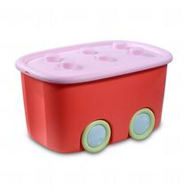 Coffre jouets rouge-rose Coffre jouets rouge-rose