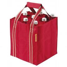 Panier à bouteilles rouge Panier à bouteilles rouge