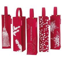 Sac à bouteille Noël rouge Sac à bouteille Noël rouge