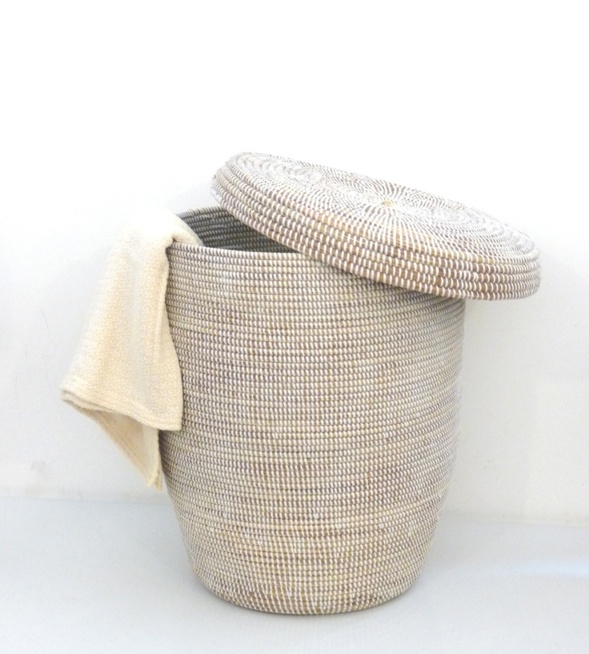 Panier à linge en osier Panier à linge en osier