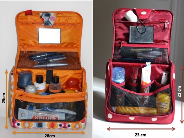 Petite ou grande trousse de toilette ? Laquelle choisir ? Petite ou grande trousse de toilette ? Laquelle choisir ?