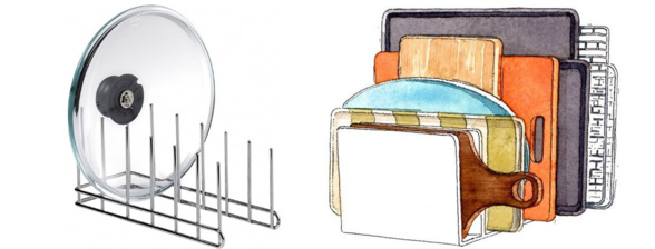 Rangement planches à découper Rangement planches à découper