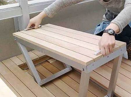 Table et banc pliants : la solution de rangement optimale