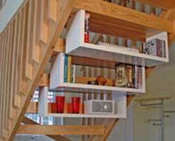 étagère d'escalier étagère d'escalier