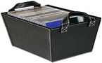 Rangement CD &amp; DVD : des boites de rangement en simili cuir pour tout organiser 