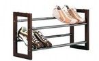 Un range chaussures extensible en bois Un range chaussures extensible en bois