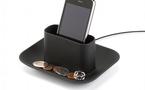 Support chargeur pour iPhone et vide poche design Support chargeur pour iPhone et vide poche design