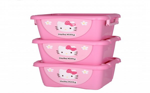  Des boites de rangement Hello Kitty pour la chambre des enfants