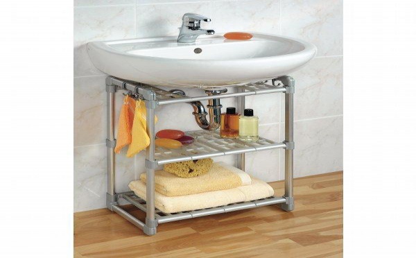 Un meuble sous vasque simple à mettre en place