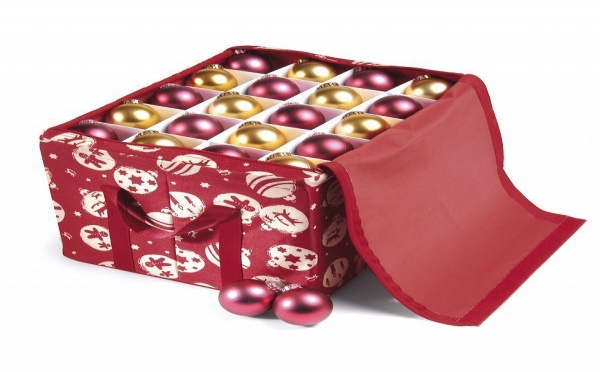 Boite de rangement pour décoration et boules de Noël